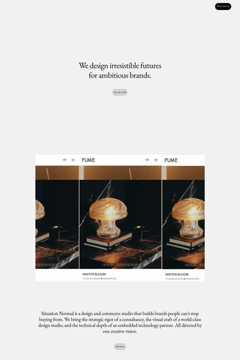 Situation Normal landing page