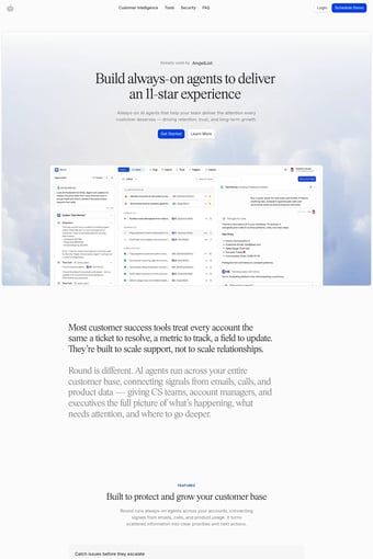 Round | Build AI agents for every customer landing page