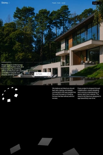 Storey Architecture | Contemporary Residential Design UK landing page