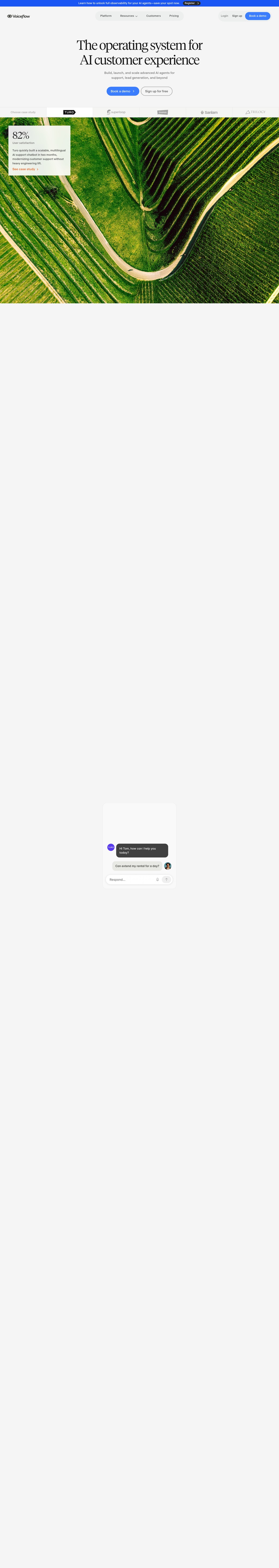 voiceflow.com desktop landing page