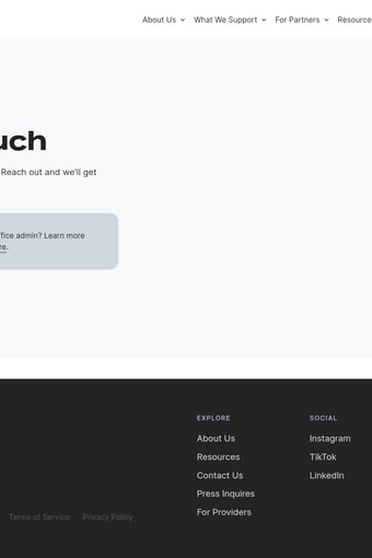 Claimable landing page