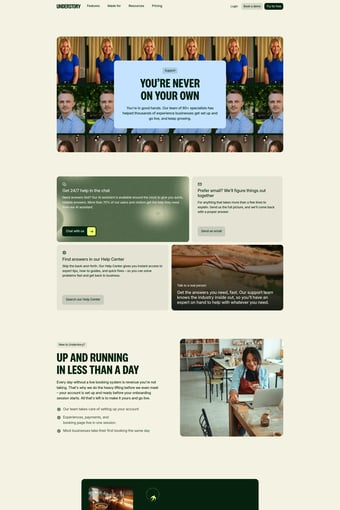 Understory - Powering Experience Makers landing page