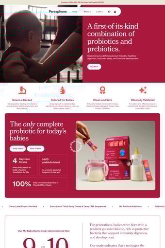 Persephone Biosciences landing page