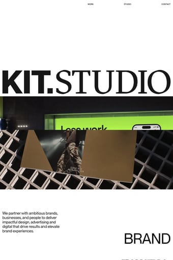 Kit Studio | Creativity for the ambitious landing page
