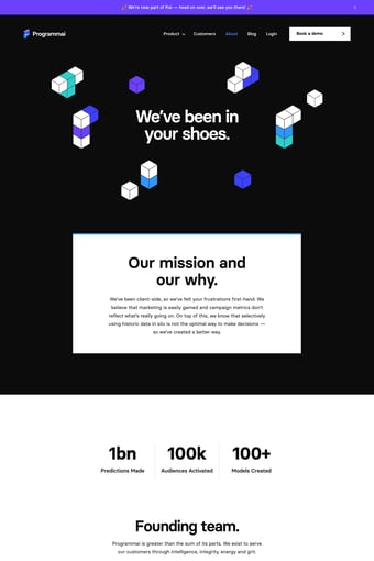 Home — Programmai landing page