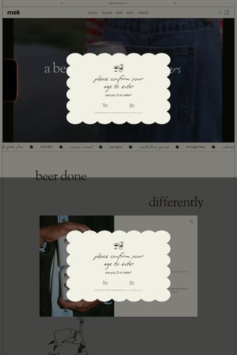 meli landing page