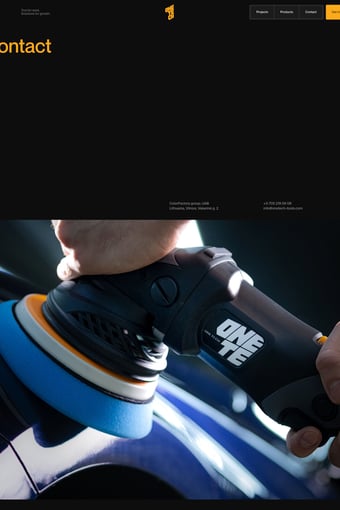 OneTech landing page