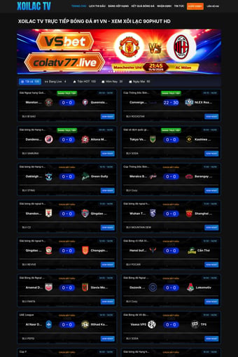 XoilacTV Trực Tiếp Bóng Đá 24/24 - TTBD Xôi Lạc 90phut #1 VN landing page