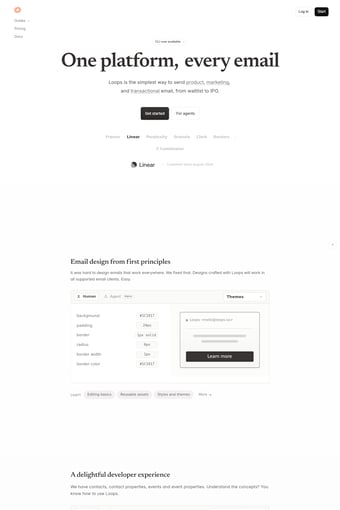 loops.so landing page