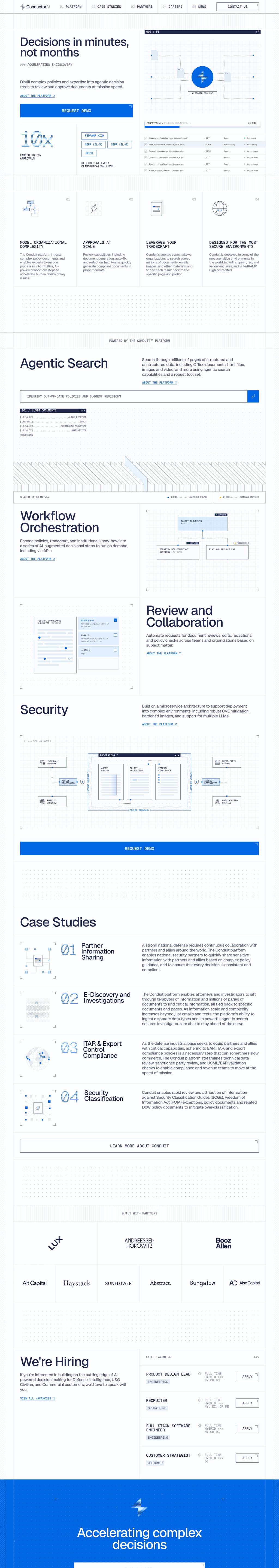 ConductorAI desktop landing page