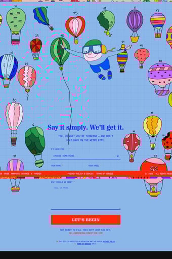 General Condition landing page