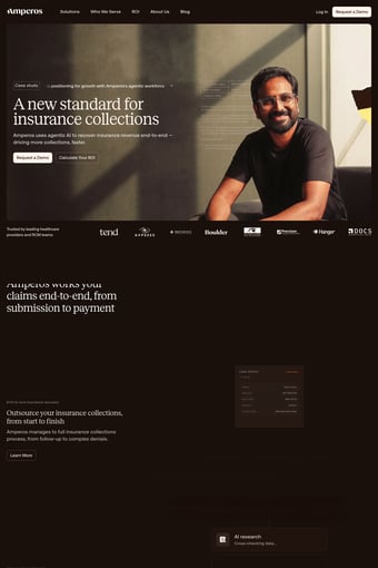 Home | Amperos landing page