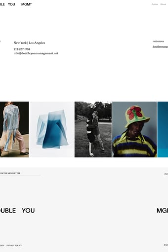Double You Management landing page