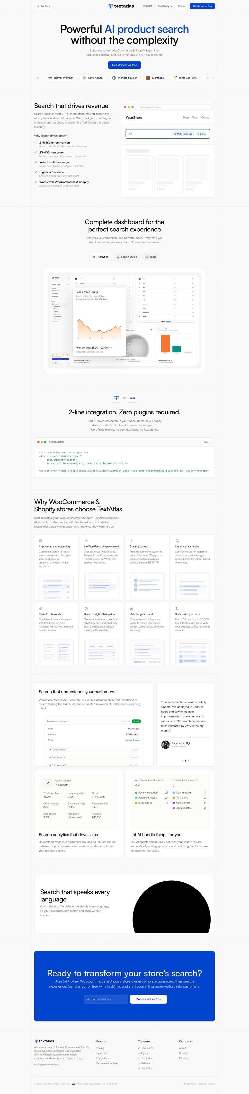 textatlas.com desktop landing page