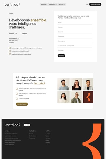 ventriloc landing page