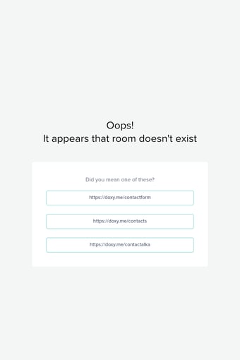 doxy.me landing page