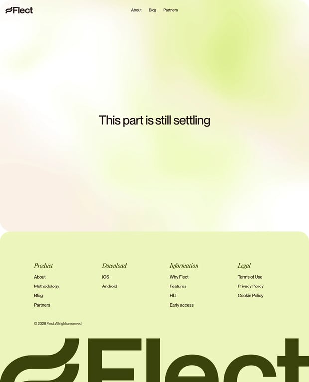 Flect — Build your happiness Landing Page Design | Landing.Gallery