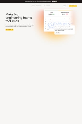 Span landing page