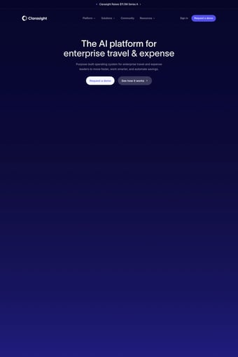 Clarasight landing page