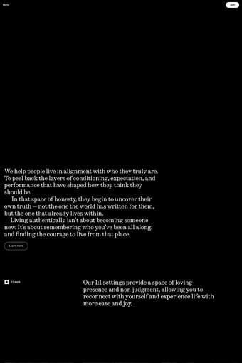 ONOERA · Return to yourself · Live from your truth landing page