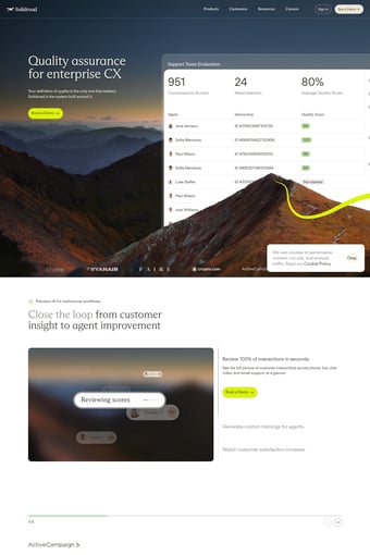 Solidroad landing page