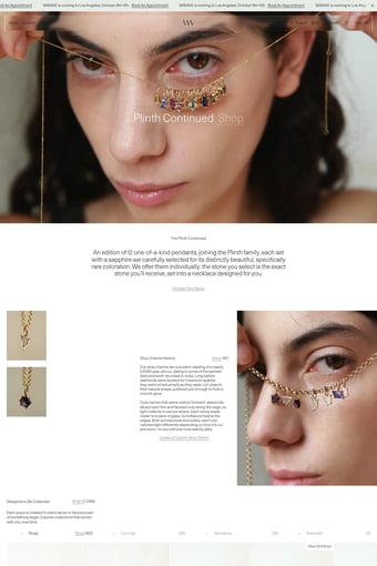 WWAKE | Fine Jewelry Mindfully Made in NYC landing page