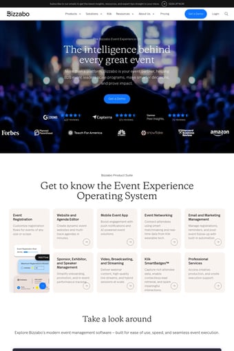 The No. 1 event software for B2B conferences landing page