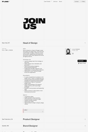 BeyondDesign landing page