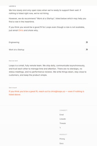 loops.so landing page