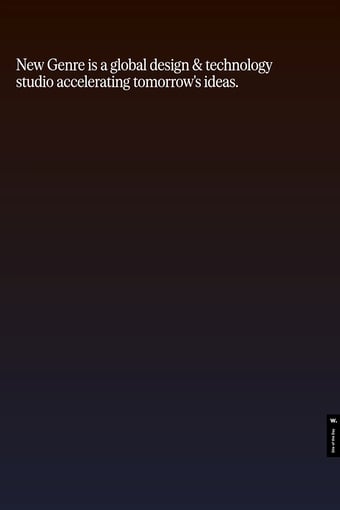 New Genre landing page