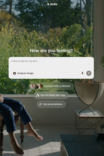 Nolla landing page