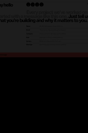 ++hellohello — Design & Technology Agency landing page