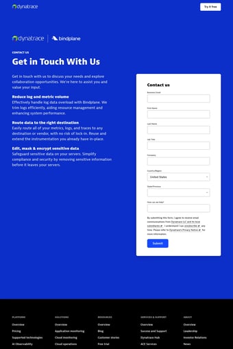 OpenTelemetry-Native Telemetry Pipeline for Observability Teams | Bindplane landing page