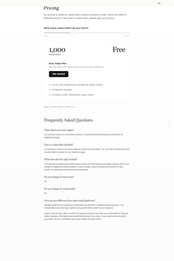 loops.so landing page
