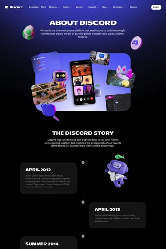 Discord - Group Chat That’s All Fun & Games landing page