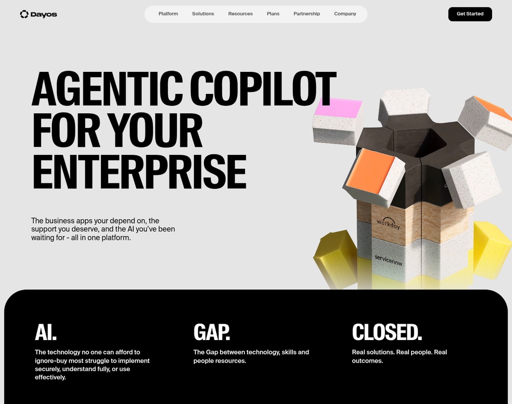 AI for Business desktop landing page