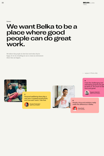 Belka Digitial landing page