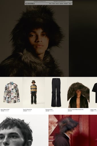 BLUEMARBLE landing page