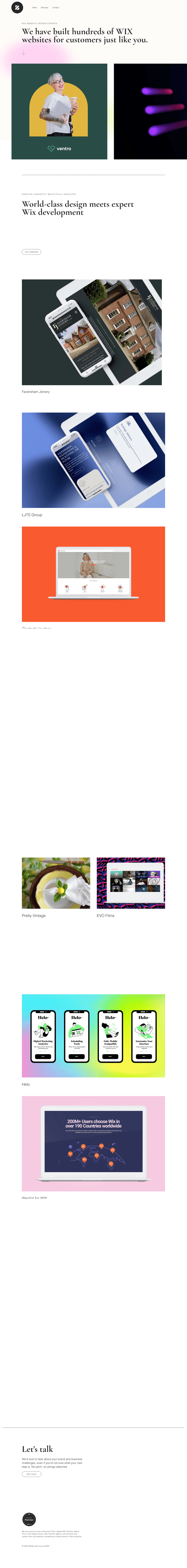 Brown Owl Creative desktop landing page