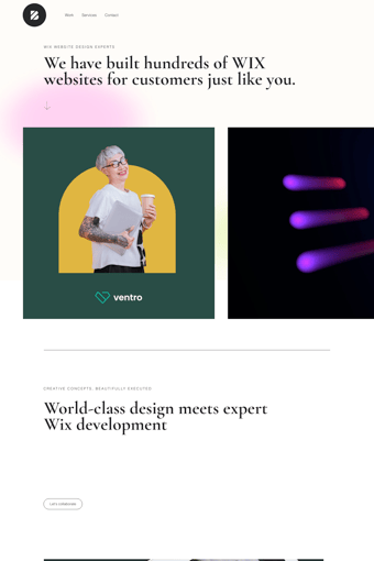 Brown Owl Creative landing page