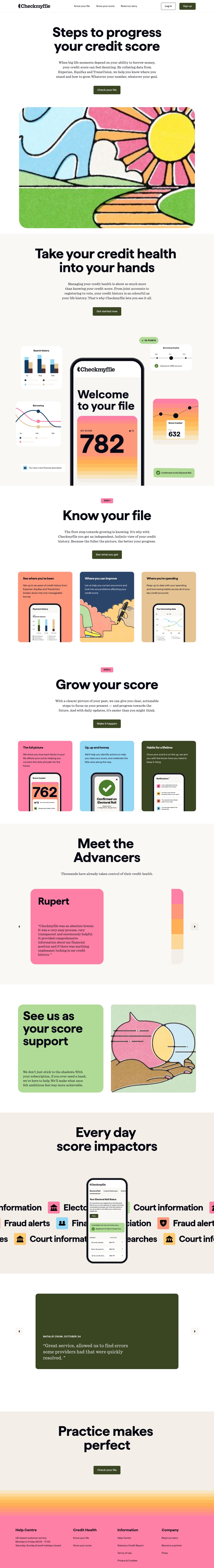 Checkmyfile desktop landing page