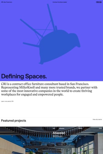 CRI landing page