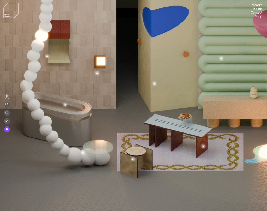 DualSpace Studio desktop landing page