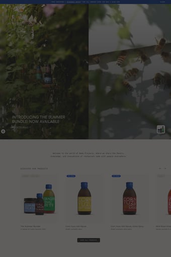 Noma landing page