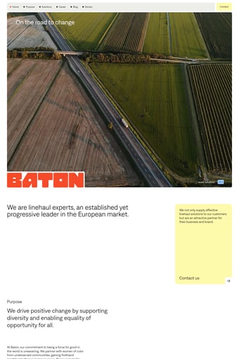 Home landing page