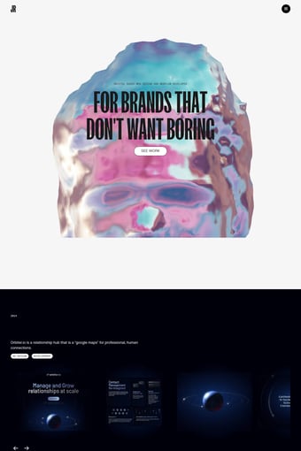 Home landing page