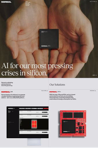 Home landing page