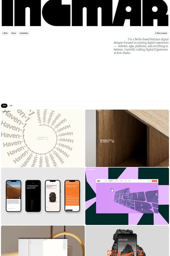 Ingmar Coenen landing page