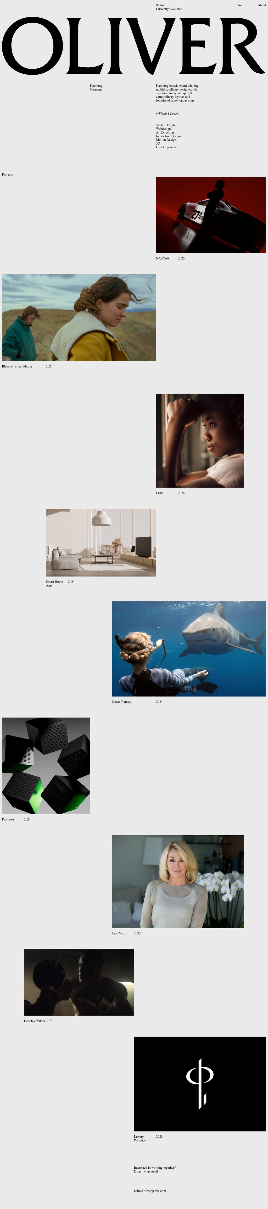 Intro desktop landing page