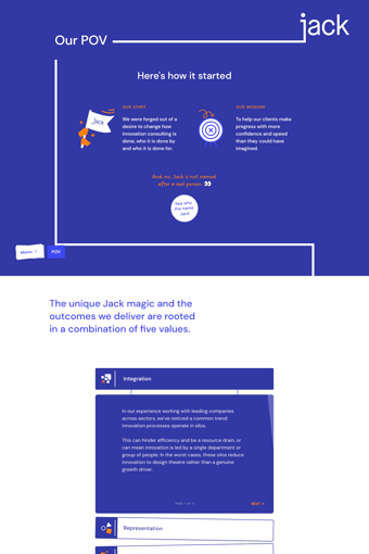 Jack (Jack Strategy) landing page